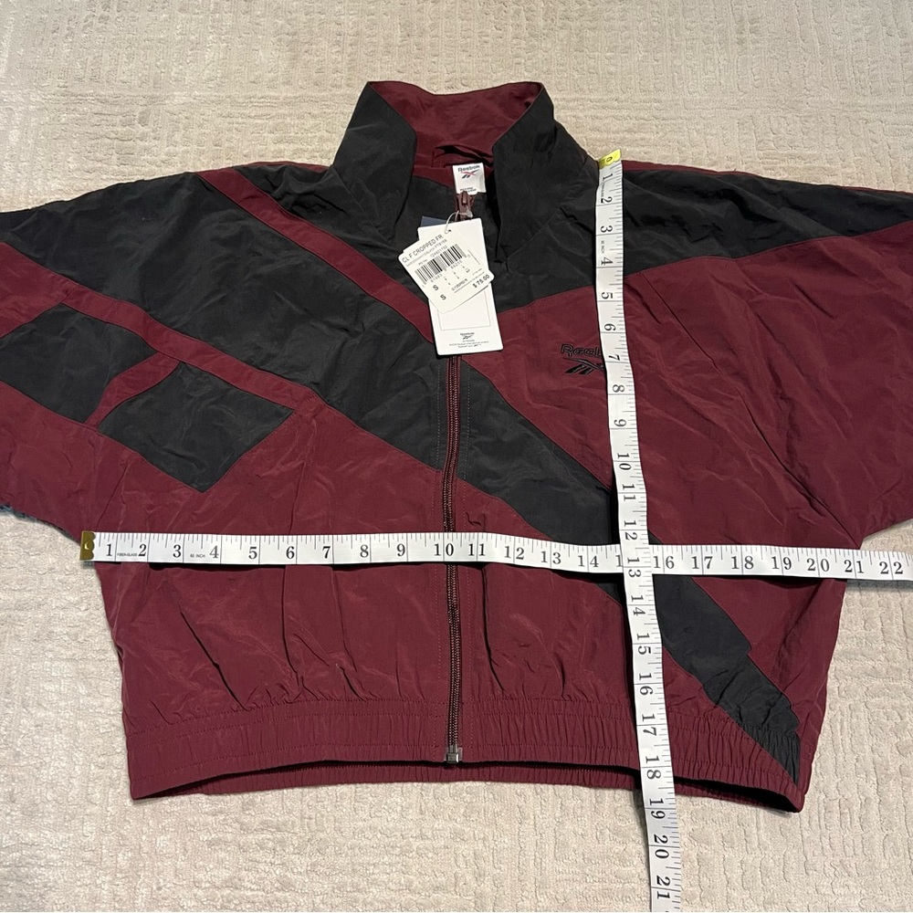Reebok Classics Cropped Vector Cropped Track Jacket Women’s Small - Picture 10 of 15
